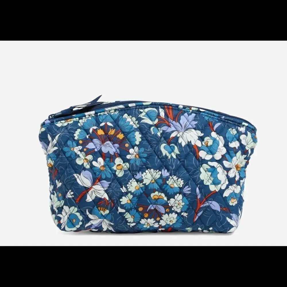 VERA BRADLEY Grand Travel Cosmetic in Floral Bursts